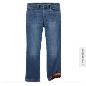 NWOT Duluth Men's Ballroom Double Flex Relaxed Fit Lined Jeans